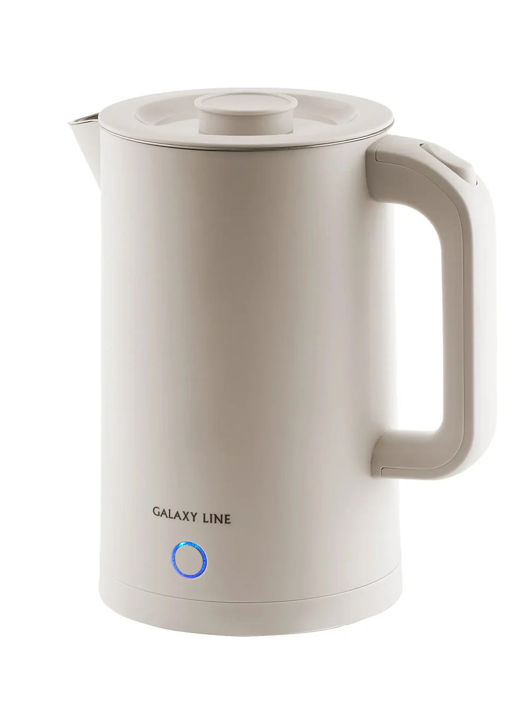 Бежевый чайник электрический Galaxy LINE GL 0362, бежевый, пластик