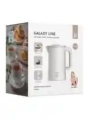 Бежевый чайник электрический Galaxy LINE GL 0362, бежевый, пластик