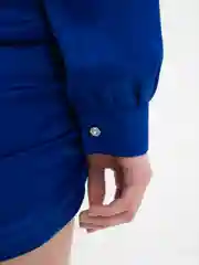 Синий женское платье вечернее