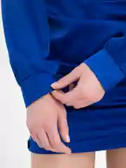 Синий женское платье вечернее