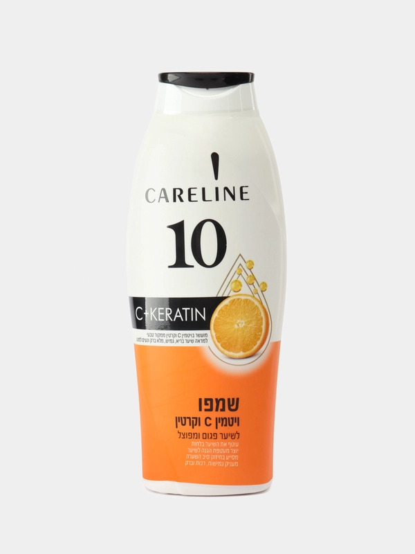 CARELINE 10 ШАМПУНЬ ДЛЯ ПОВРЕЖДЕННЫХ И СЕКУЩИХСЯ ВОЛОС С ВИТАМИНОМ "С" И КЕРАТИНОМ 700 МЛ