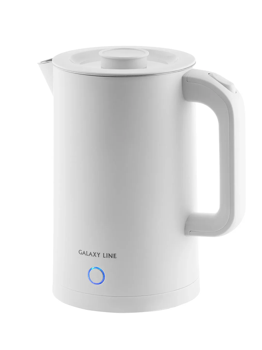 Белый чайник электрический Galaxy LINE GL 0362, бежевый, пластик