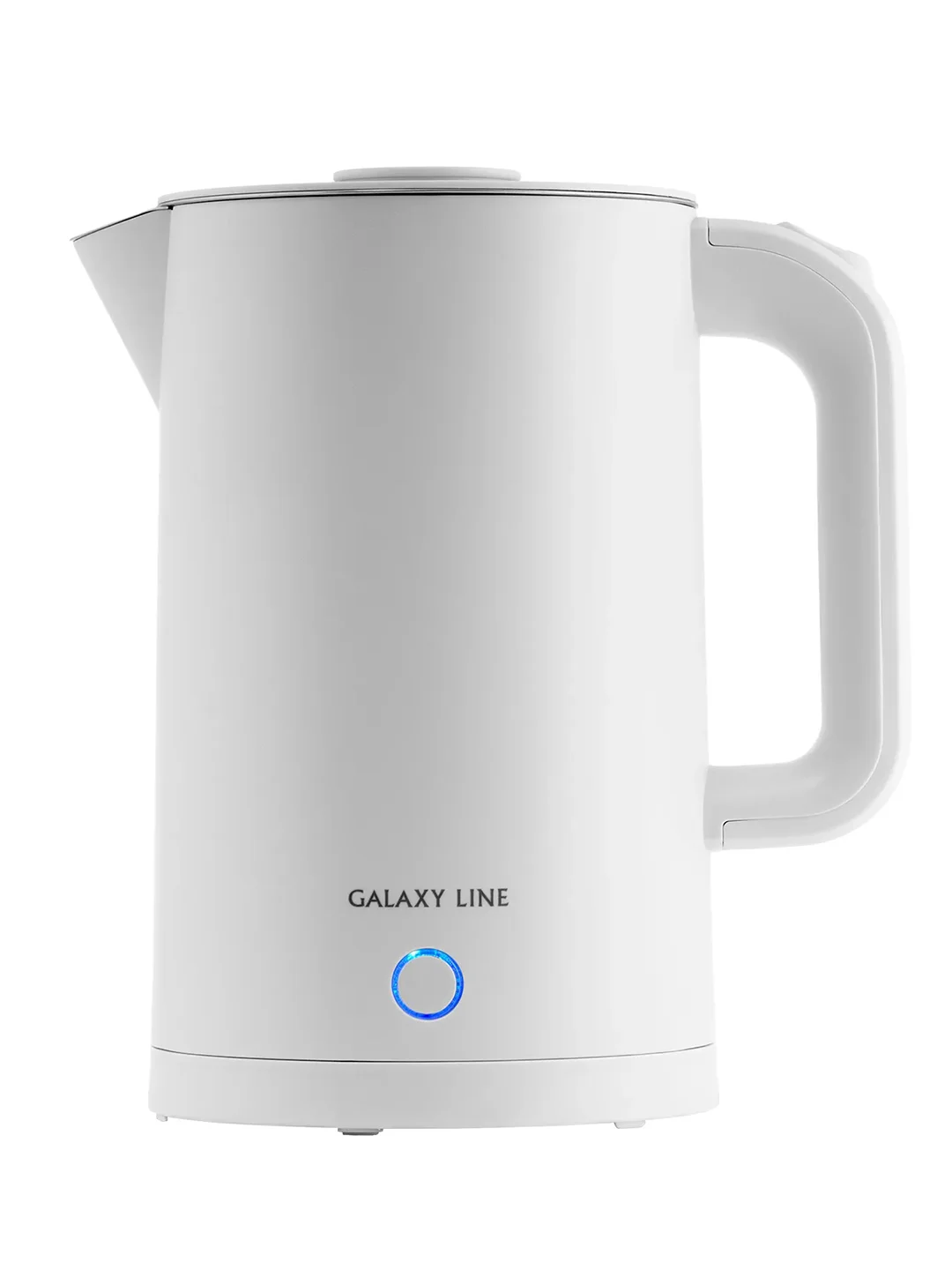Белый чайник электрический Galaxy LINE GL 0362, бежевый, пластик