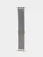 Серебряный ремешок для смарт часов Apple Watch миланская петля, металлический 38/40/41/42/44/45/49 мм