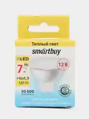Лампа светодиодная, 12 вольт, 7 ватт,4000к 3000К, 12V, GU5.3, MR16, 7Вт