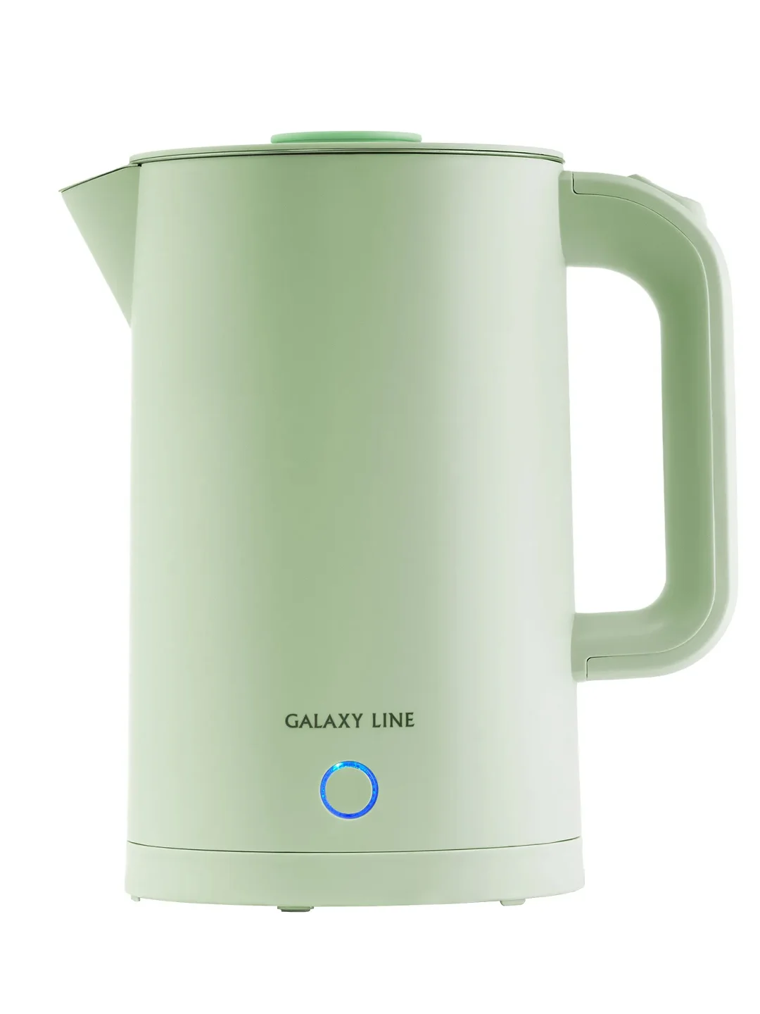 Зеленый чайник электрический Galaxy LINE GL 0362, бежевый, пластик