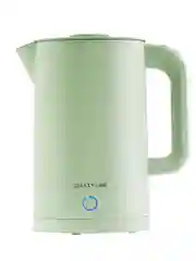 Зеленый чайник электрический Galaxy LINE GL 0362, бежевый, пластик