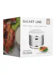 Белый мультиварка Galaxy LINE GL 2646, белый с серебристым, 1200 Вт, 31 программа