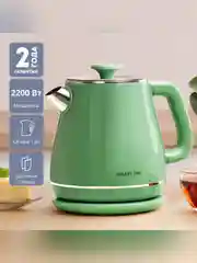 Зеленый чайник электрический Galaxy LINE GL 0331, белый