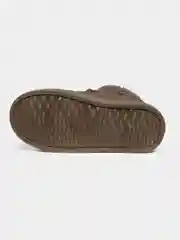 Приглушённый хаки ботинки женские зимние