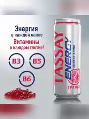 Энергетический напиток Tassay Energy, 0,45 л