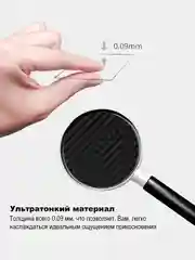 Черный защитная пленка на iPhone 16 Plus под карбон на заднюю часть,под кожу, на зад, назад,для