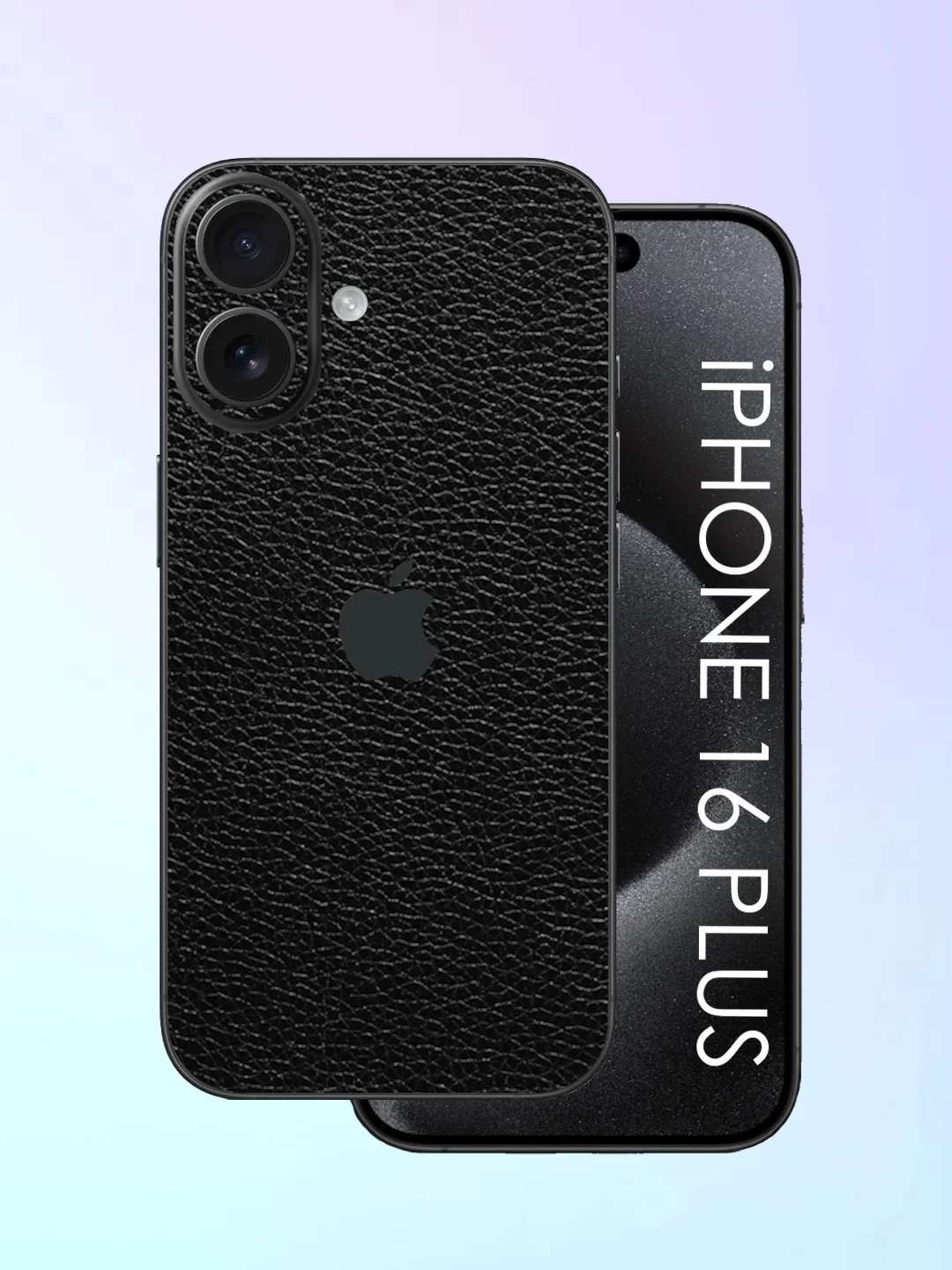 Угольный защитная пленка на iPhone 16 Plus под карбон на заднюю часть,под кожу, на зад, назад,для