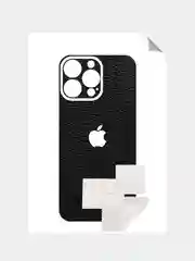 Угольный защитная пленка на iPhone 16 Pro под карбон на заднюю часть,под кожу, на зад, назад,для