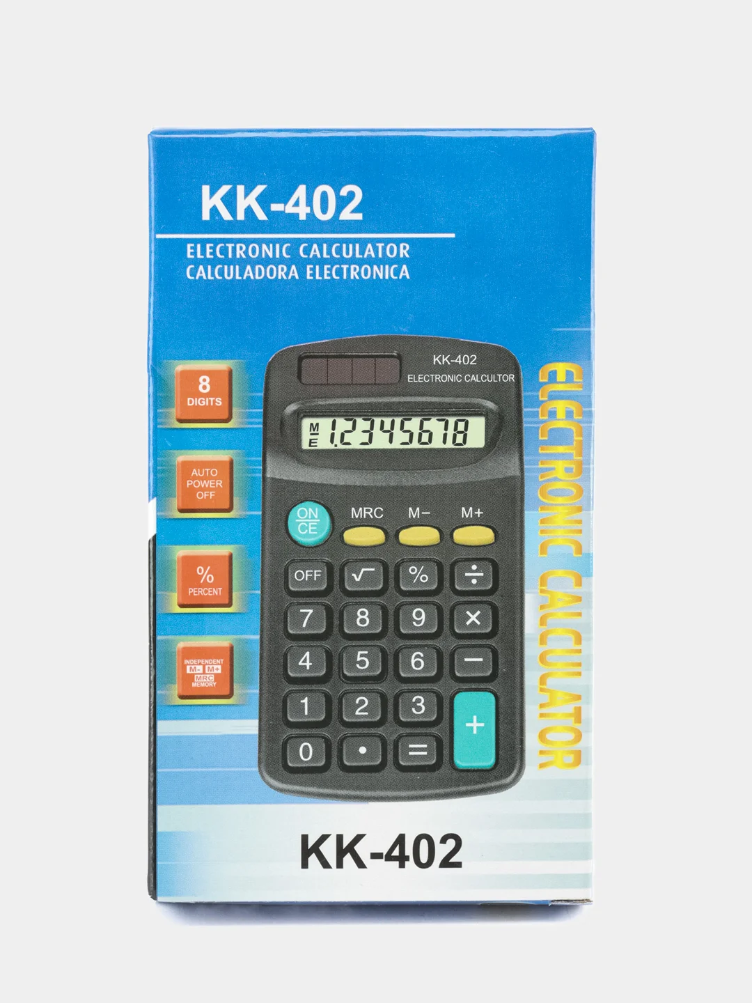 Калькулятор карманный, 8 - разрядный, KK - 402, работает от батарейки