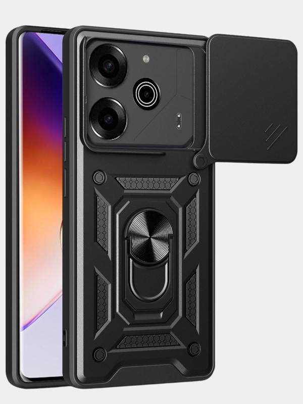 Чехол противоударный kick с защитой камеры для Tecno Pova 6 Pro