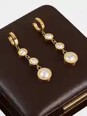 Серьги длинные Ganemly