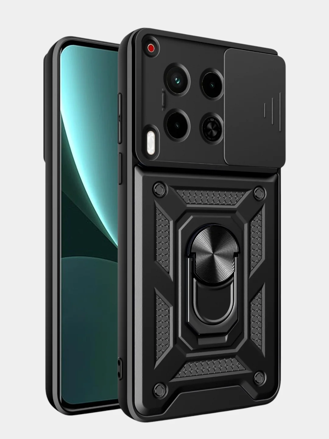 Черный чехол противоударный kick с защитой камеры для Tecno Camon 30 4G