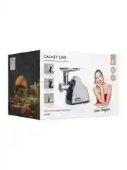 Мясорубка электрическая Galaxy LINE GL 2420, белый с серым, 1200 Вт, функция «Реверс»