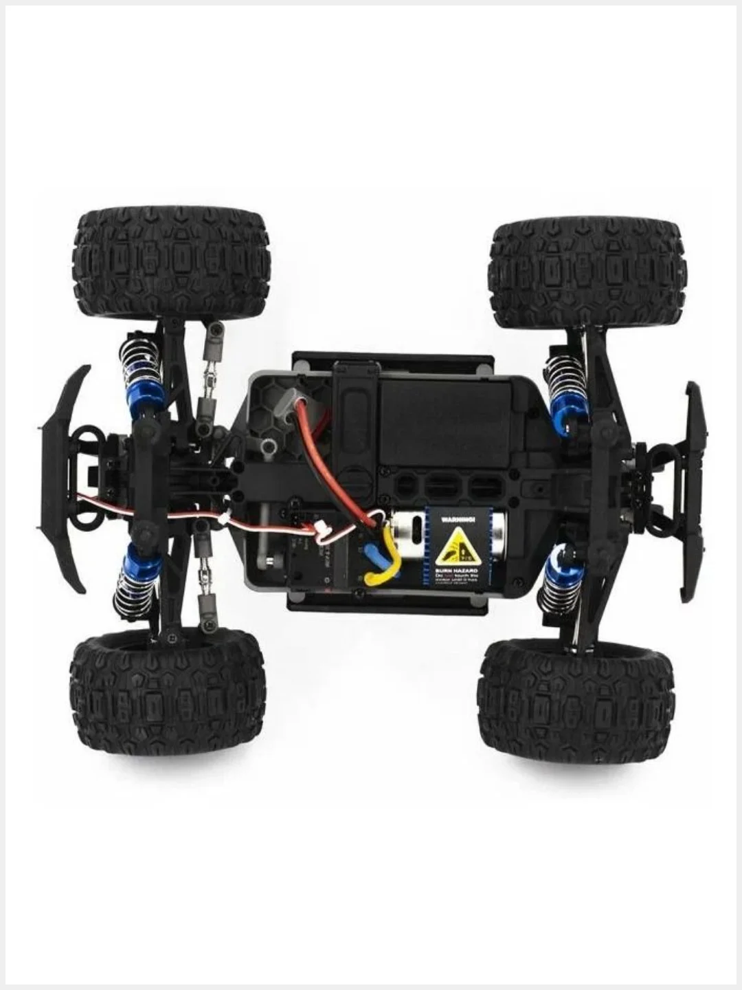 Зеленый радиоуправляемый монстр MJX Hyper Go 16108 4WD 2.4G LED 1/16 RTR