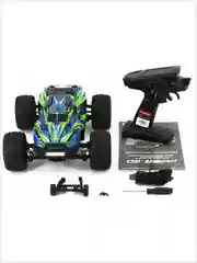 Зеленый радиоуправляемый монстр MJX Hyper Go 16108 4WD 2.4G LED 1/16 RTR