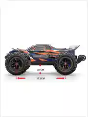 Оранжевый радиоуправляемый монстр MJX Hyper Go 16108 4WD 2.4G LED 1/16 RTR