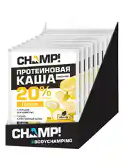 Каша протеиновая Леовит Champ, овсяная, банановая, с коэнзимом Q10, 10 пакетов по 40 г