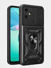 Черный чехол противоударный kick с защитой камеры для Tecno Pova Neo 3
