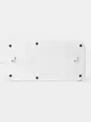 Белый удлинитель сетевой, фильтр 3 метра, 3 розетки с 4 USB и 1 Type-C портами и кнопкой