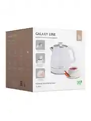 Белый чайник электрический Galaxy LINE GL 0331, белый
