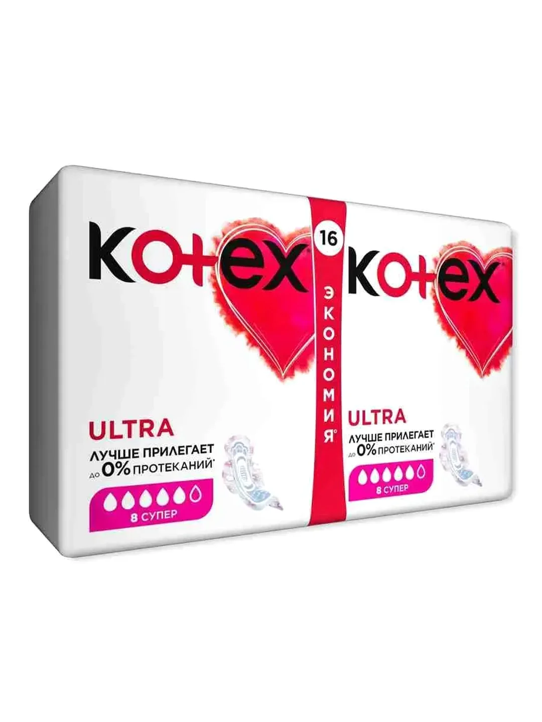 Гигиенические прокладки Kotex Ultra Супер, 16шт.