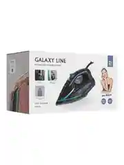 Утюг Galaxy LINE GL 6136, черный с зеленым, паровой, 3100 Вт