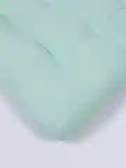 Подушка на стул с завязками Bio-Line/Сидушка на стул/Табуретник/Хлопок/35х37 см/Мята