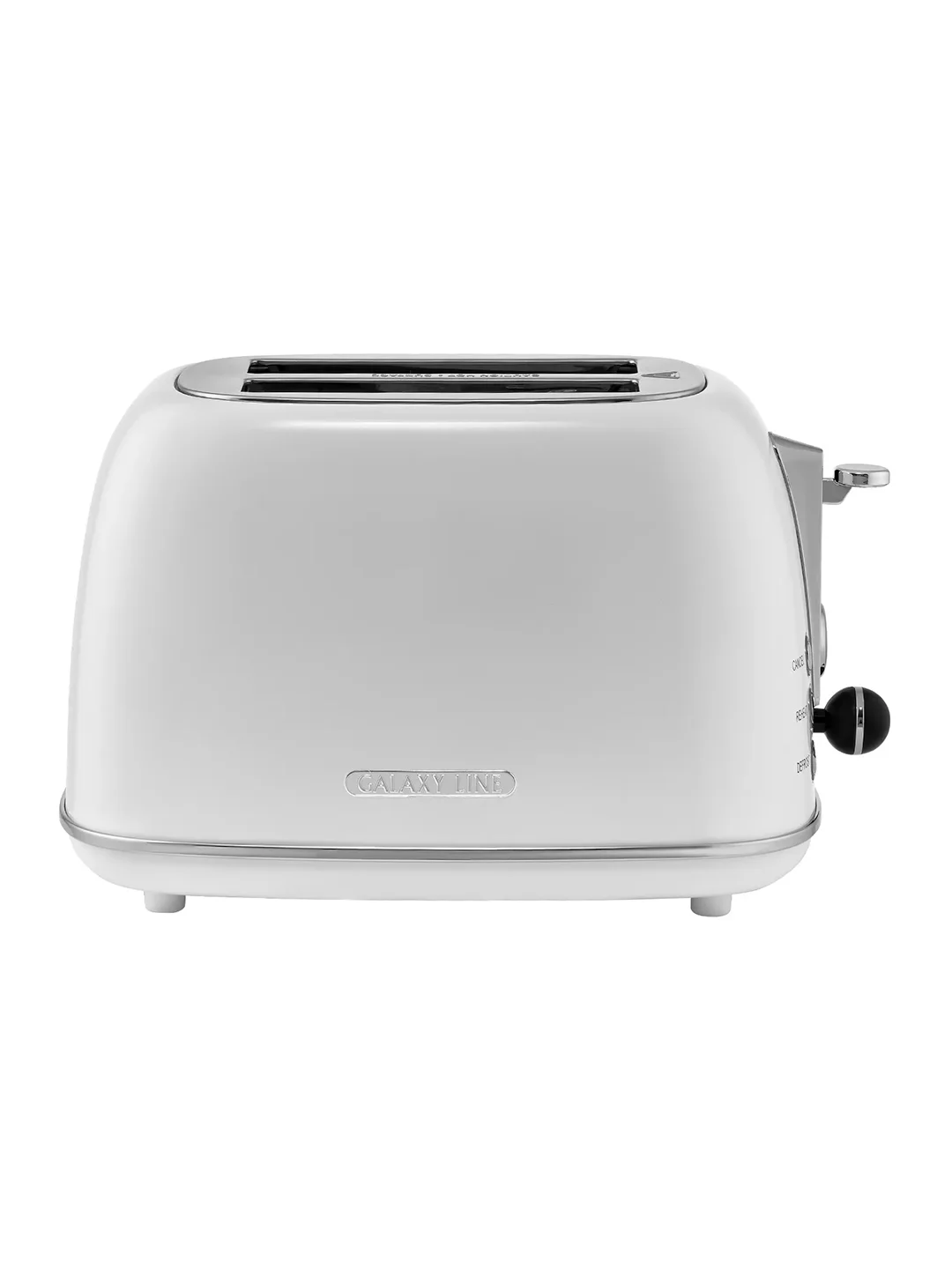 Тостер электрический Galaxy LINE GL 2922, сливочный зефир, металл, 900 Вт