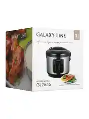 Черный мультиварка Galaxy LINE GL 2646, белый с серебристым, 1200 Вт, 31 программа