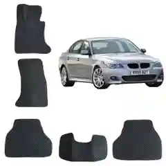 Автомобильные 3D-коврики EVA в салон для BMW 5 (E60) / БМВ 5 (5 поколение)