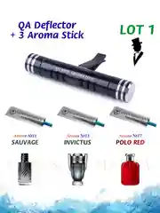 Queen Aromatica Ароматаизатор автомобильный в дефлектор. Deflector + 3 стика. Набор