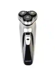 Бритва Galaxy LINE GL 4209, серебряный с черным, роторная, аккумуляторная