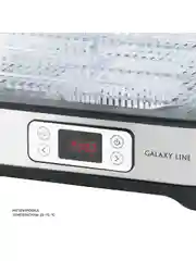Электросушилка для овощей и фруктов Galaxy LINE GL 2640, черный с серебристым