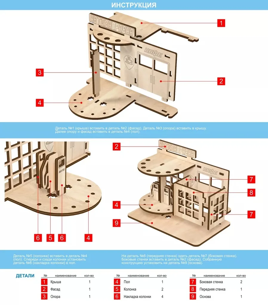 Подставка канцелярская "Заправка". Органайзер, 12*19,5*12 см, КубиГрад