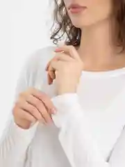 Белый лонгслив спортивный быстросохнущий женский