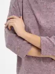 Розовый джемпер женский теплый повседневный