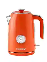 Чайник электрический Galaxy LINE GL 0351, апельсиновый фреш, металл, 2200 Вт, 1,7 л,