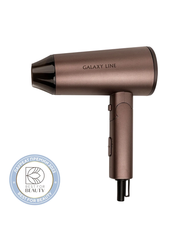 Фен для волос Galaxy LINE GL 4349, коричневый, 2000 Вт