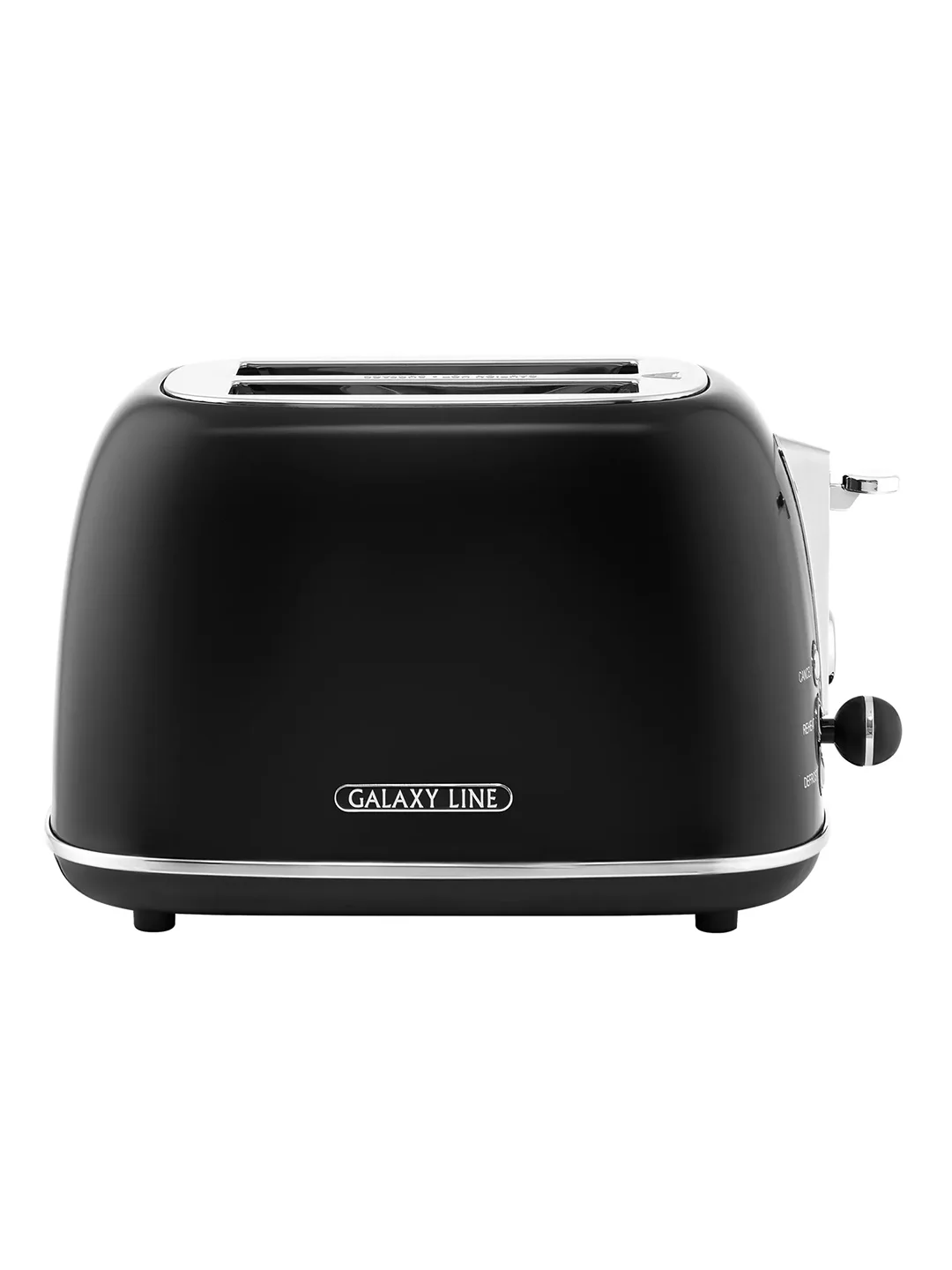 Тостер электрический Galaxy LINE GL 2920, магия черного, металл, 900 Вт