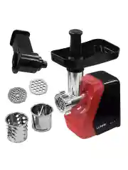 Красный мясорубка электрическая LUMME LU-MG2114B функция реверс ночной коралл
