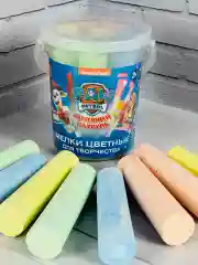 Мел мелки для рисования асфальта доски Щенячий патруль 8 шт