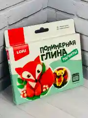Пластилин для творчества полимерная глина Лиса Ежик Лори