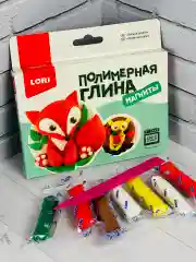 Пластилин для творчества полимерная глина Лиса Ежик Лори