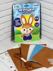 Создание игрушки шьем из фетра рукоделие для девочек Зайка